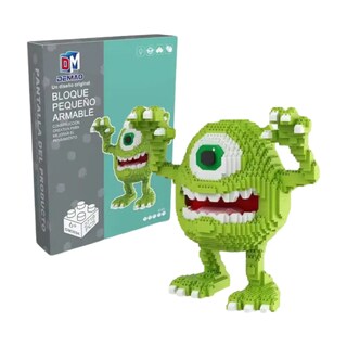 Foto 1 | Mike Wazowski Monsters Inc University Mini Set Bloques Figura 3d Armable