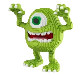 Foto 3 | Mike Wazowski Monsters Inc University Mini Set Bloques Figura 3d Armable