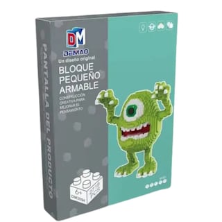 Foto 4 | Mike Wazowski Monsters Inc University Mini Set Bloques Figura 3d Armable
