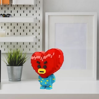 Foto 5 | Tata Bts Bt21 Kpop Mini Bloques Armables Figura 3d Corazón Cantidad De Piezas 806 Rompecabezas