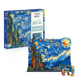 Foto 1 | Set Noche Estrellada De Van Gogh Arte De Bloques Para Armar