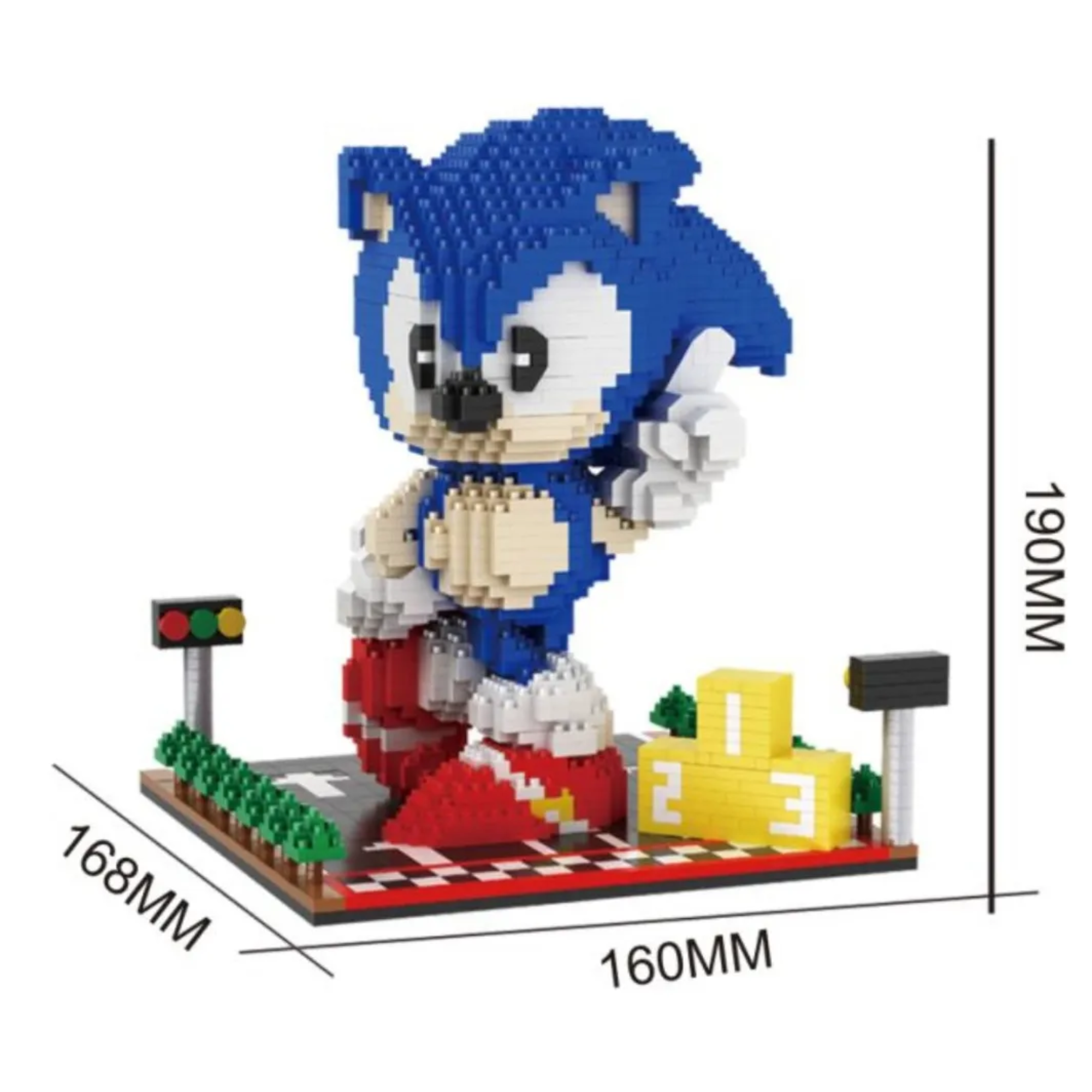 Foto 5 | Sonic The Hedgehog Superstars Super Set Bloques Armables 3d Cantidad De Piezas 2269 Sonic The Hedgehog Superstar