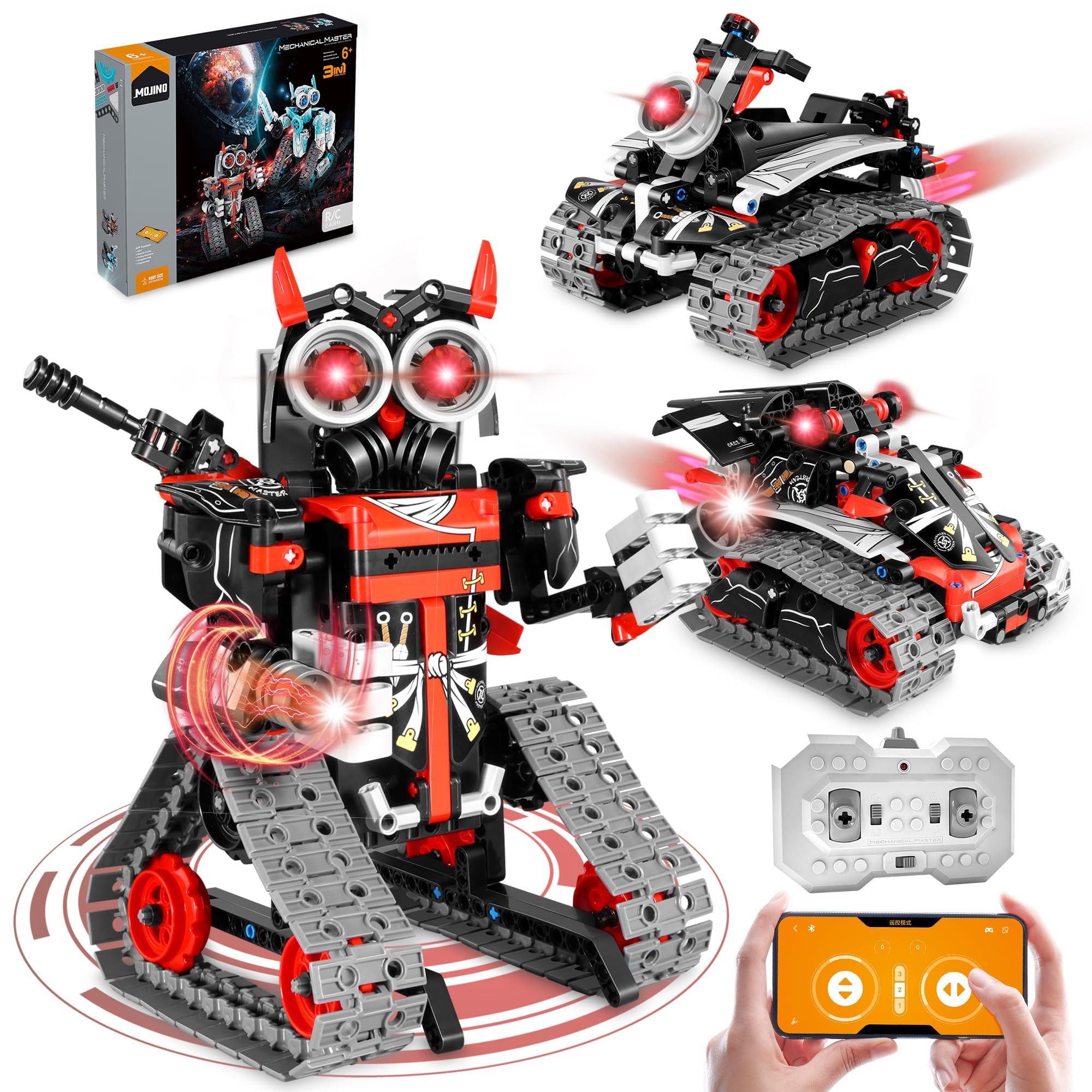 Foto 2 pulgar | Kit De Construcción De Robots Stem Mojino Para Niños De 6 A 12 Años Con Aplicación Y Control Remoto - Venta Intern