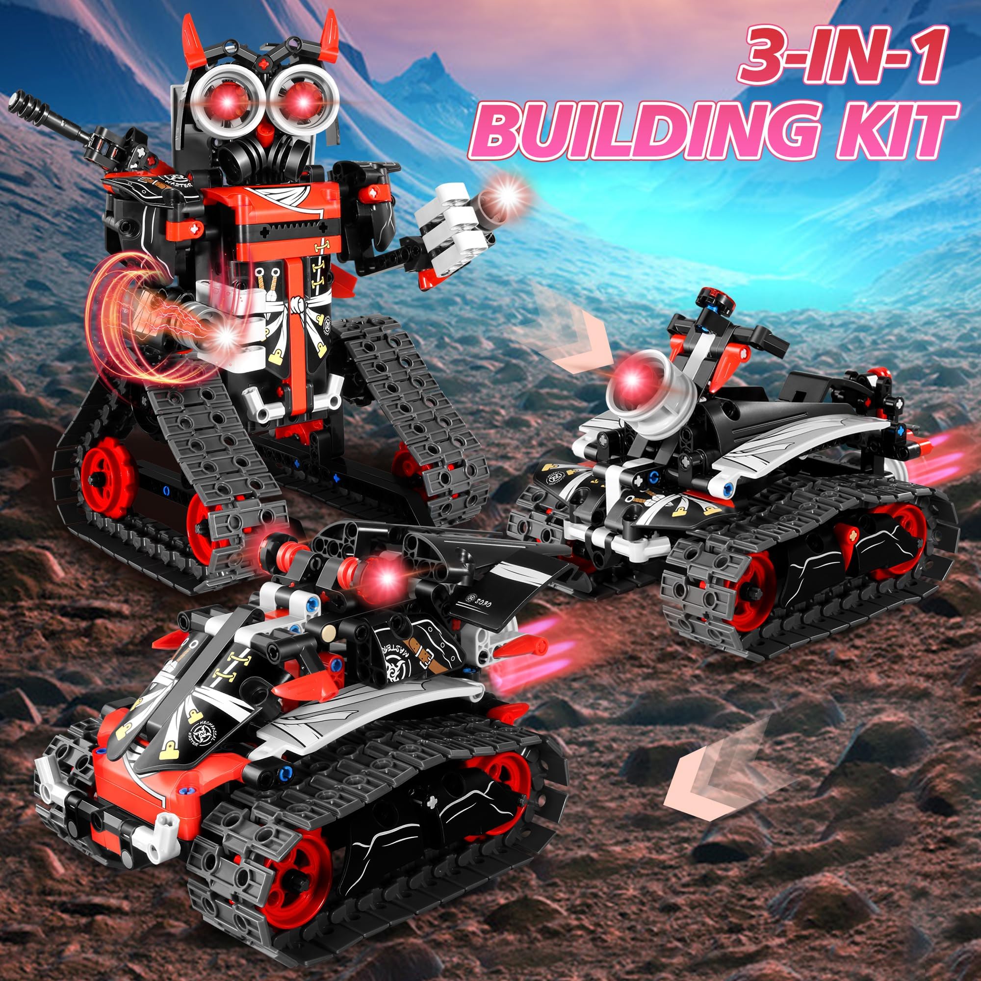 Foto 3 pulgar | Kit De Construcción De Robots Stem Mojino Para Niños De 6 A 12 Años Con Aplicación Y Control Remoto - Venta Intern