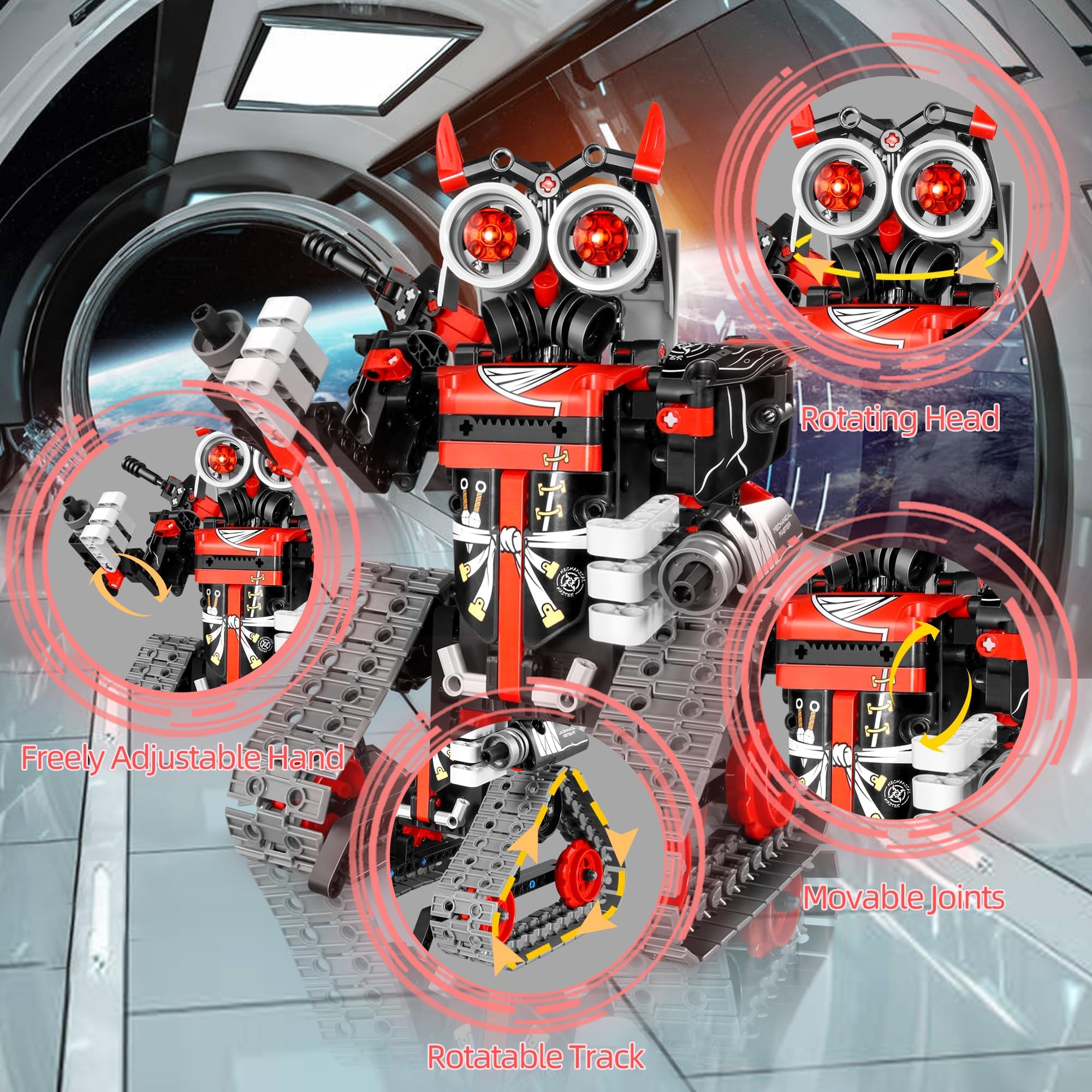 Foto 4 pulgar | Kit De Construcción De Robots Stem Mojino Para Niños De 6 A 12 Años Con Aplicación Y Control Remoto - Venta Intern