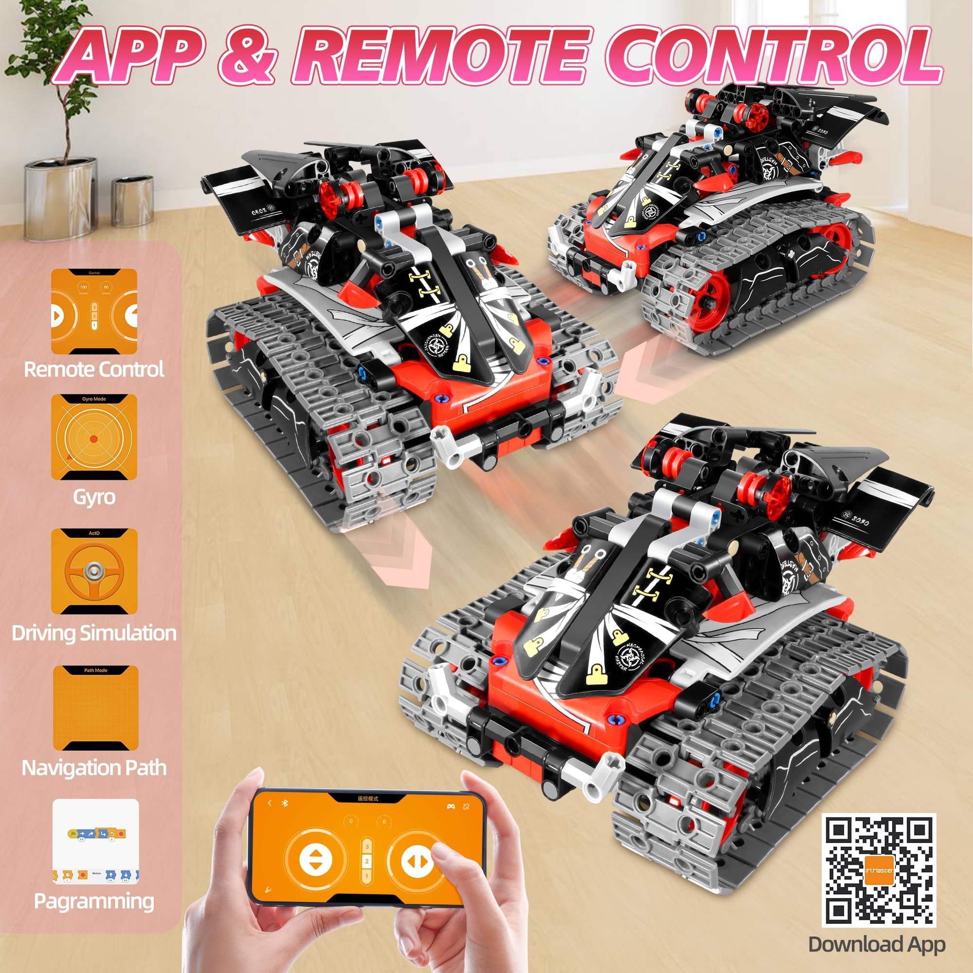 Foto 5 pulgar | Kit De Construcción De Robots Stem Mojino Para Niños De 6 A 12 Años Con Aplicación Y Control Remoto - Venta Intern