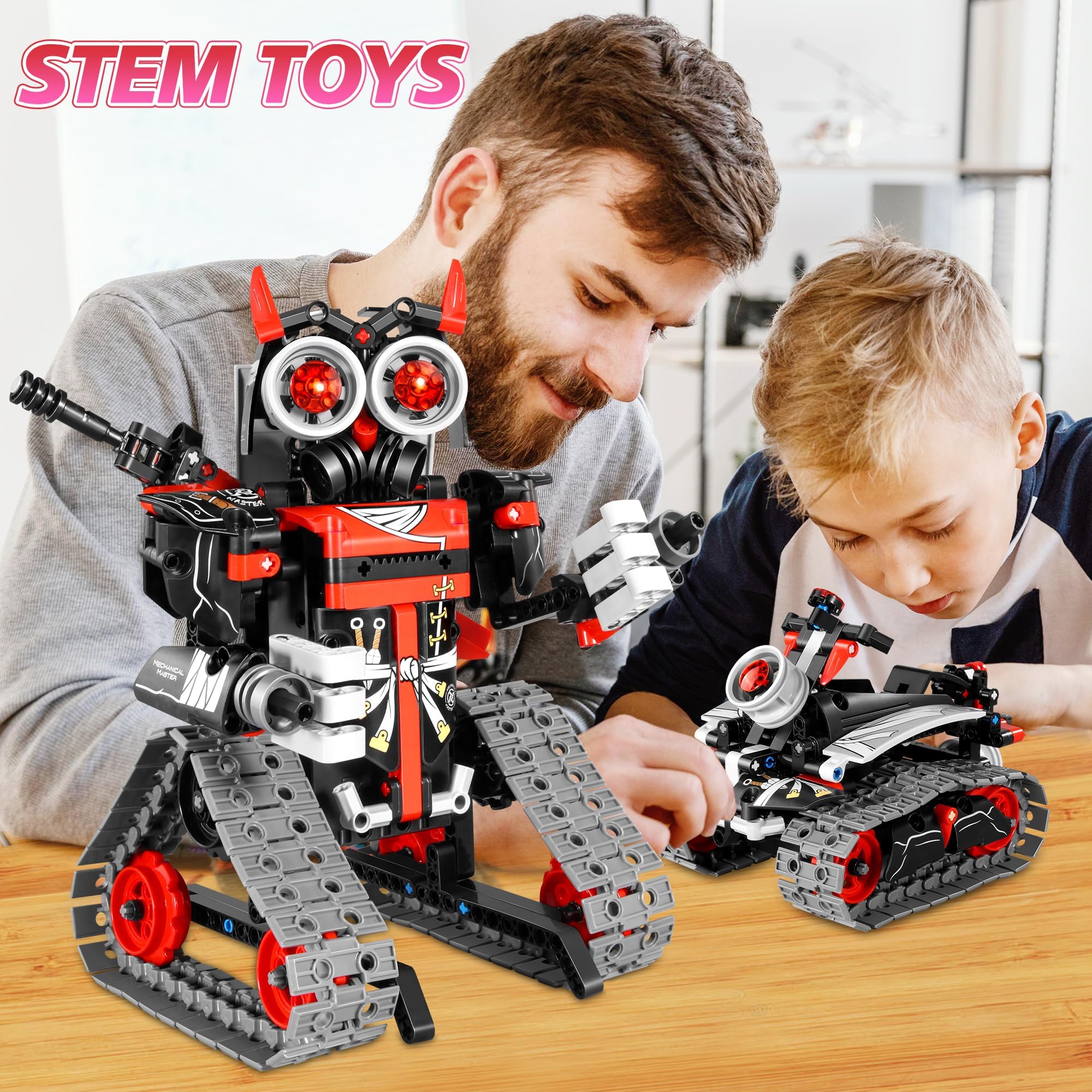 Foto 6 pulgar | Kit De Construcción De Robots Stem Mojino Para Niños De 6 A 12 Años Con Aplicación Y Control Remoto - Venta Intern