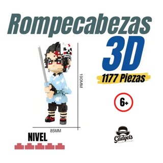 Foto 2 | Set De Construcción Lovesn Demon Slayer Tanjiro Kamado Aprendiz Dm3020 1117 Piezas En Caja