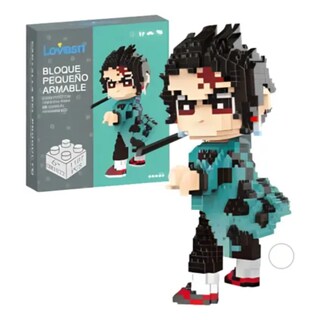 Foto 1 | Set De Construcción Lovesn Demon Slayer Tanjiro Kamado Cazador Dm3022 1187 Piezas En Caja