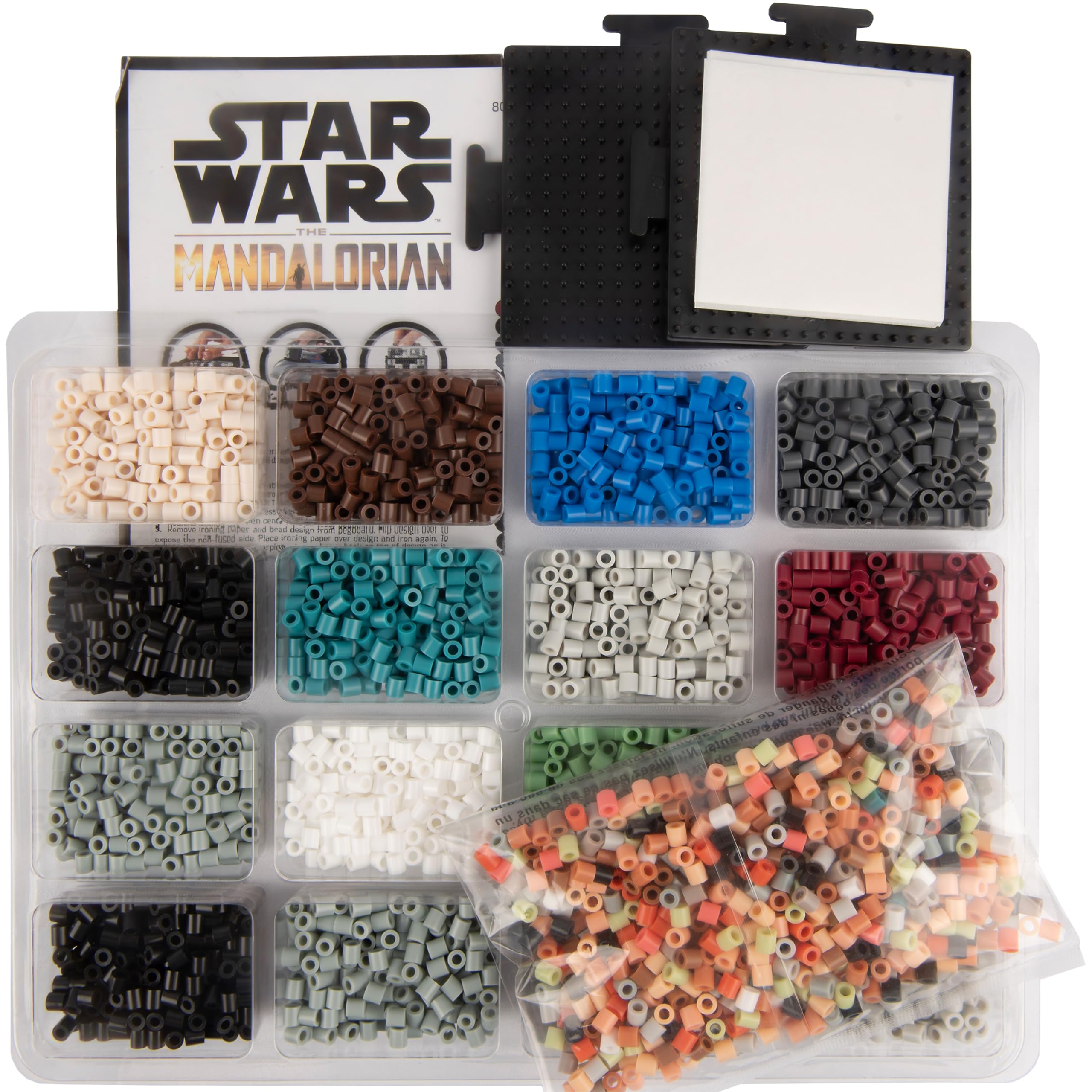 Foto 4 pulgar | Kit De Cuentas Fusionadas Perler Star Wars The Mandalorian Con 4579 Cuentas - Venta Internacional.