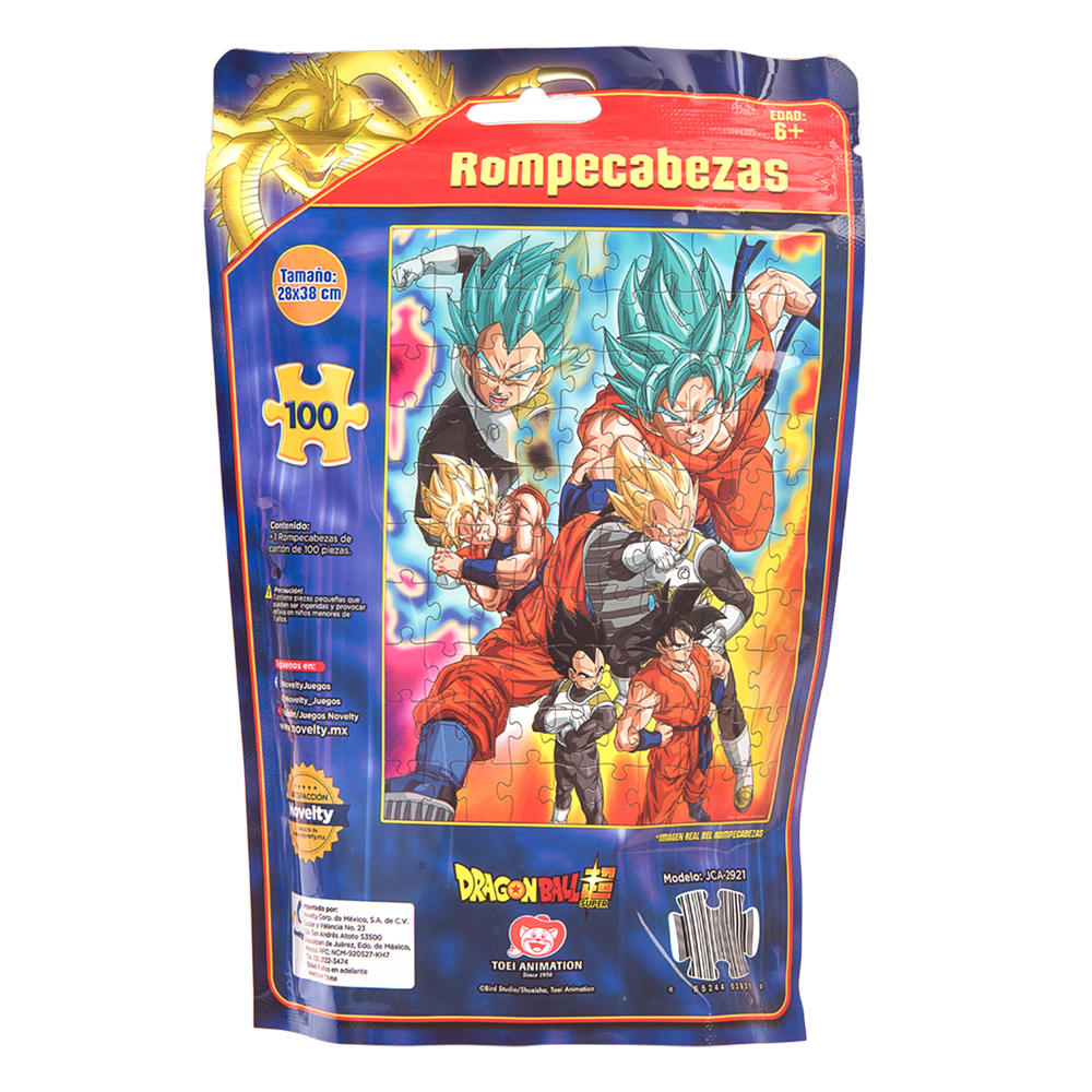 Foto 4 pulgar | Rompecabezas Dragon Ball Súper Bolsa Foil 100 Piezas