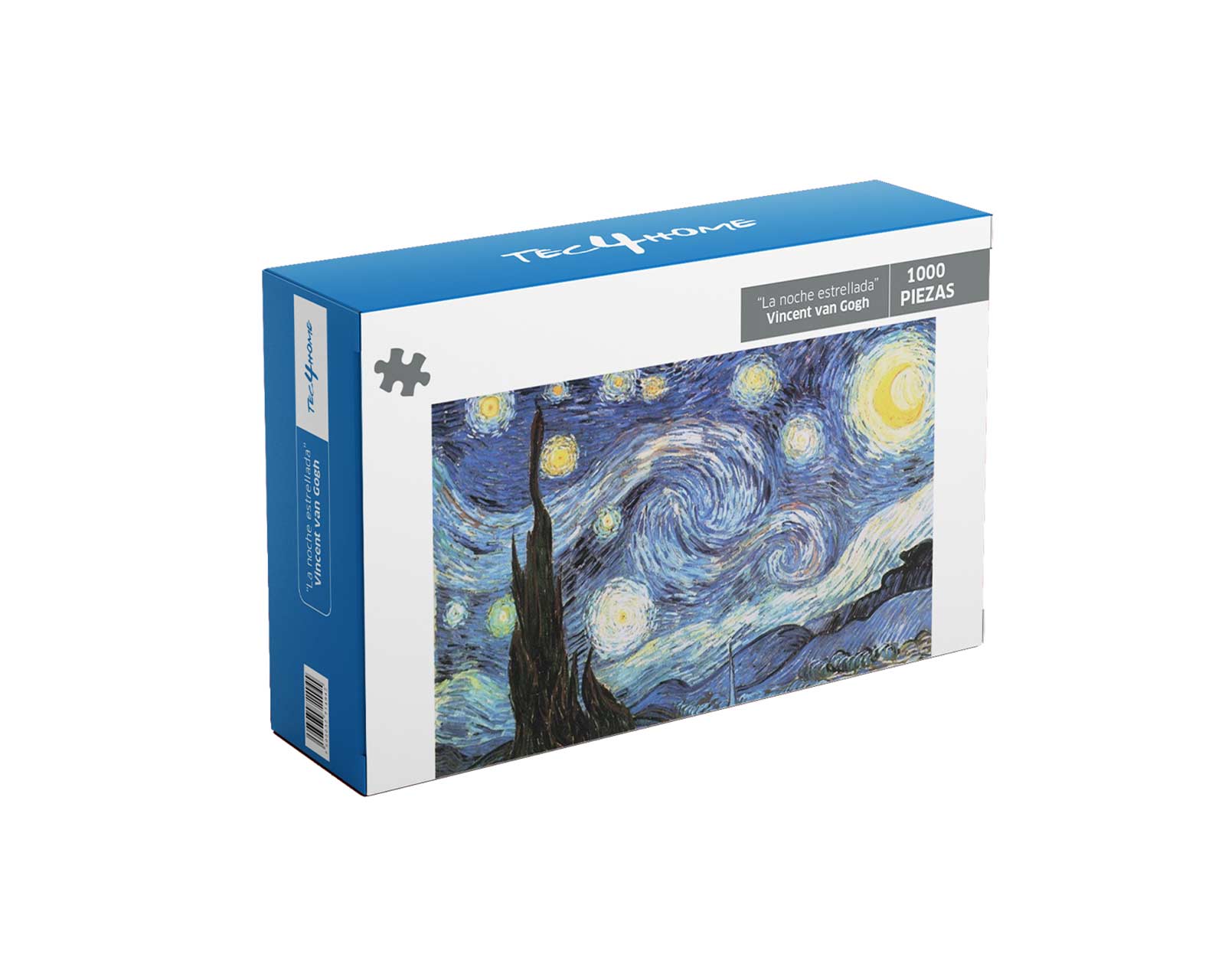 Foto 1 | Rompecabezas Tec4home Vincent Van Gogh La Noche Estrellada Mil Piezas