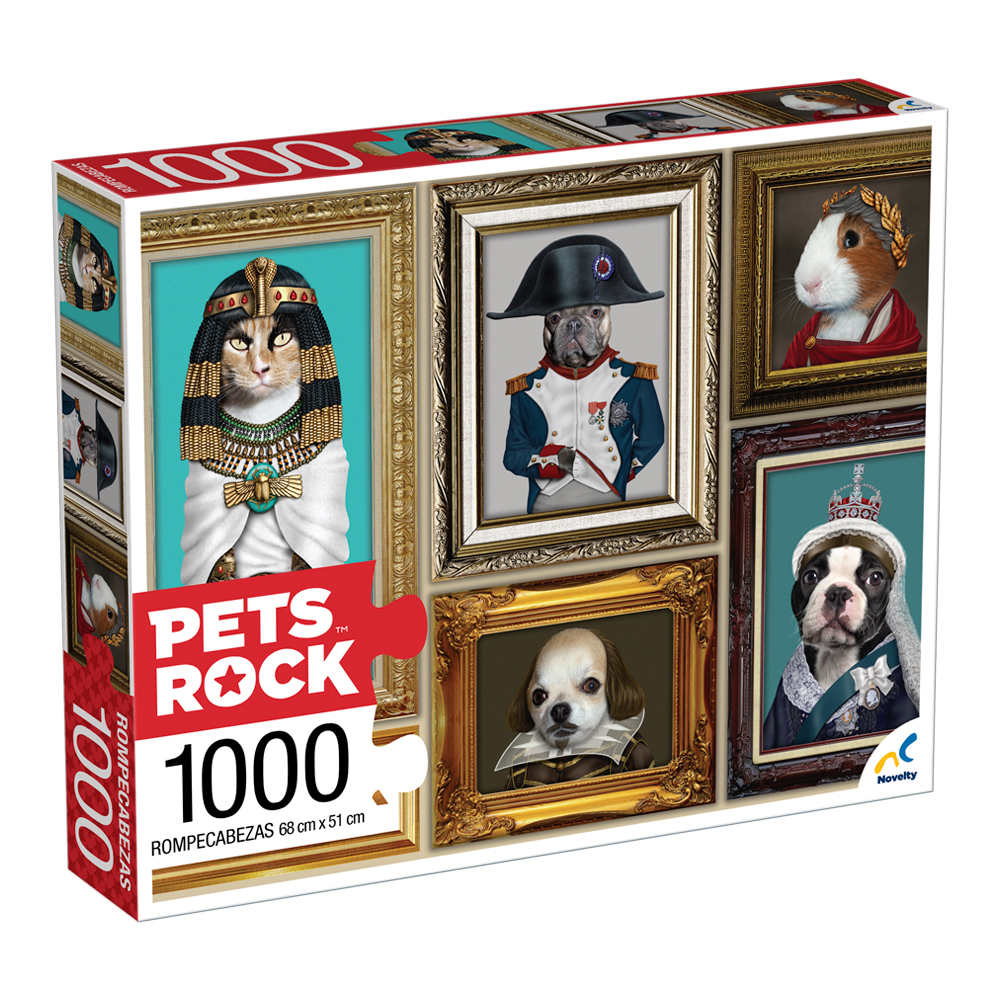 Rompecabezas Coleccionable Pets Rock Museo 1000 Piezas Novelty