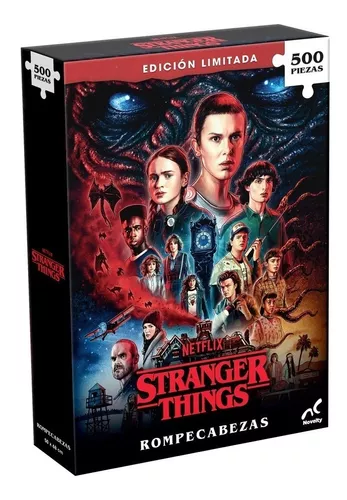 Foto 2 pulgar | Rompecabezas Novelty Corp Stranger Things De 500 Piezas