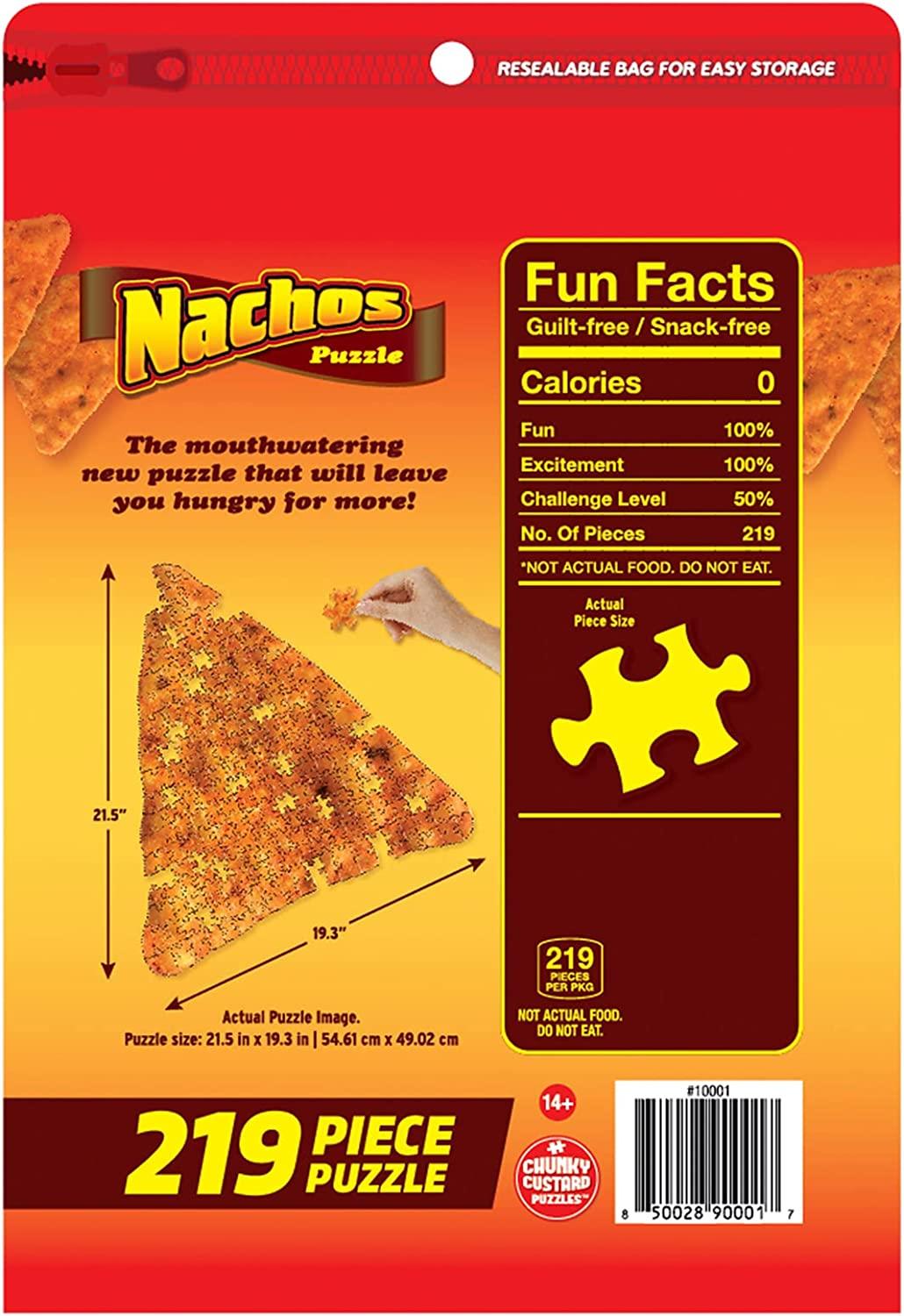 Foto 5 pulgar | Venta Internacional- Rompecabezas Nacho Chip 219 PZAS Jigsaw Puzzle 20'' X 21'' Snack Series Food