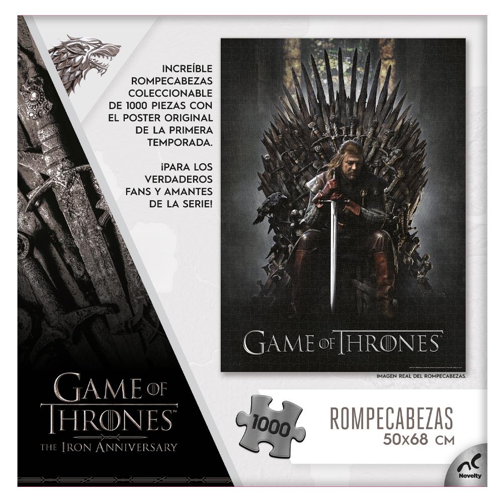 Foto 2 | Rompecabezas Lion Novelty Game Of Thrones 1000 Piezas Coleccionable