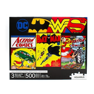 Foto 1 | Venta Internacional - Ropecabezas Aquarius DC Comics Superman Batman Wonder Woman 500 piezas