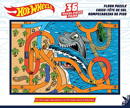 Foto 4 pulgar | Rompecabezas De Suelo Para Niños Hot Wheels - Venta Internacional.