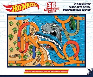 Foto 3 | Rompecabezas De Suelo Para Niños Hot Wheels - Venta Internacional.