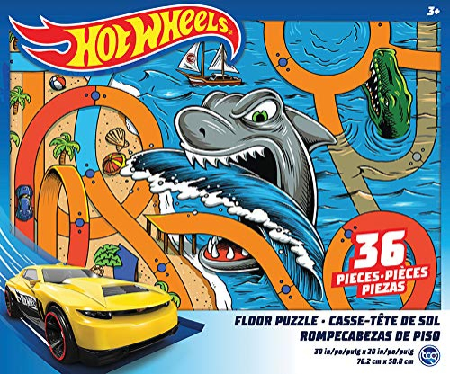Foto 5 pulgar | Rompecabezas De Suelo Para Niños Hot Wheels - Venta Internacional.