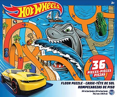 Foto 4 | Rompecabezas De Suelo Para Niños Hot Wheels - Venta Internacional.
