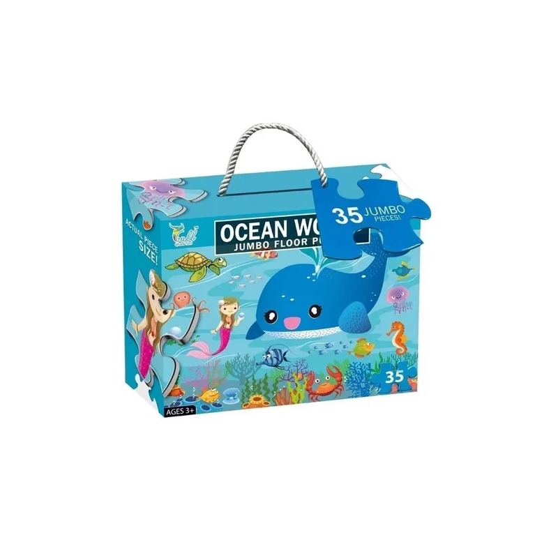Foto 2 pulgar | Puzzle Para Niños Marine World 35 Piezas +3 Años - Venta Internacional.