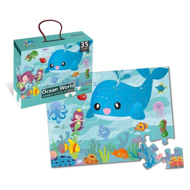 Foto 5 pulgar | Puzzle Para Niños Marine World 35 Piezas +3 Años - Venta Internacional.