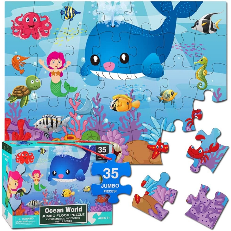 Foto 6 pulgar | Puzzle Para Niños Marine World 35 Piezas +3 Años - Venta Internacional.