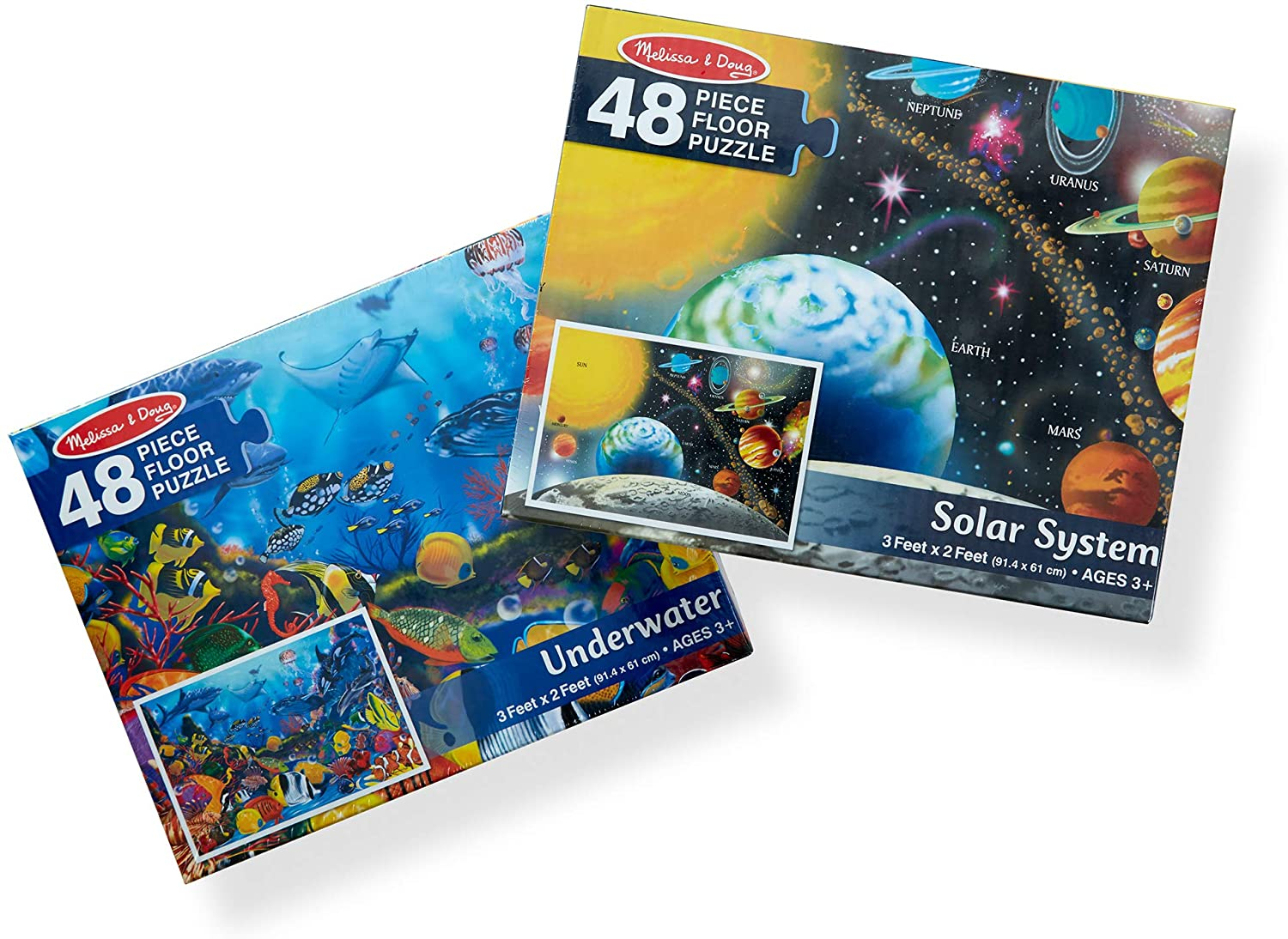 Foto 2 pulgar | Rompecabezas Melissa & Doug Jumbo Jigsaw Floor Solar System - Venta Internacional.