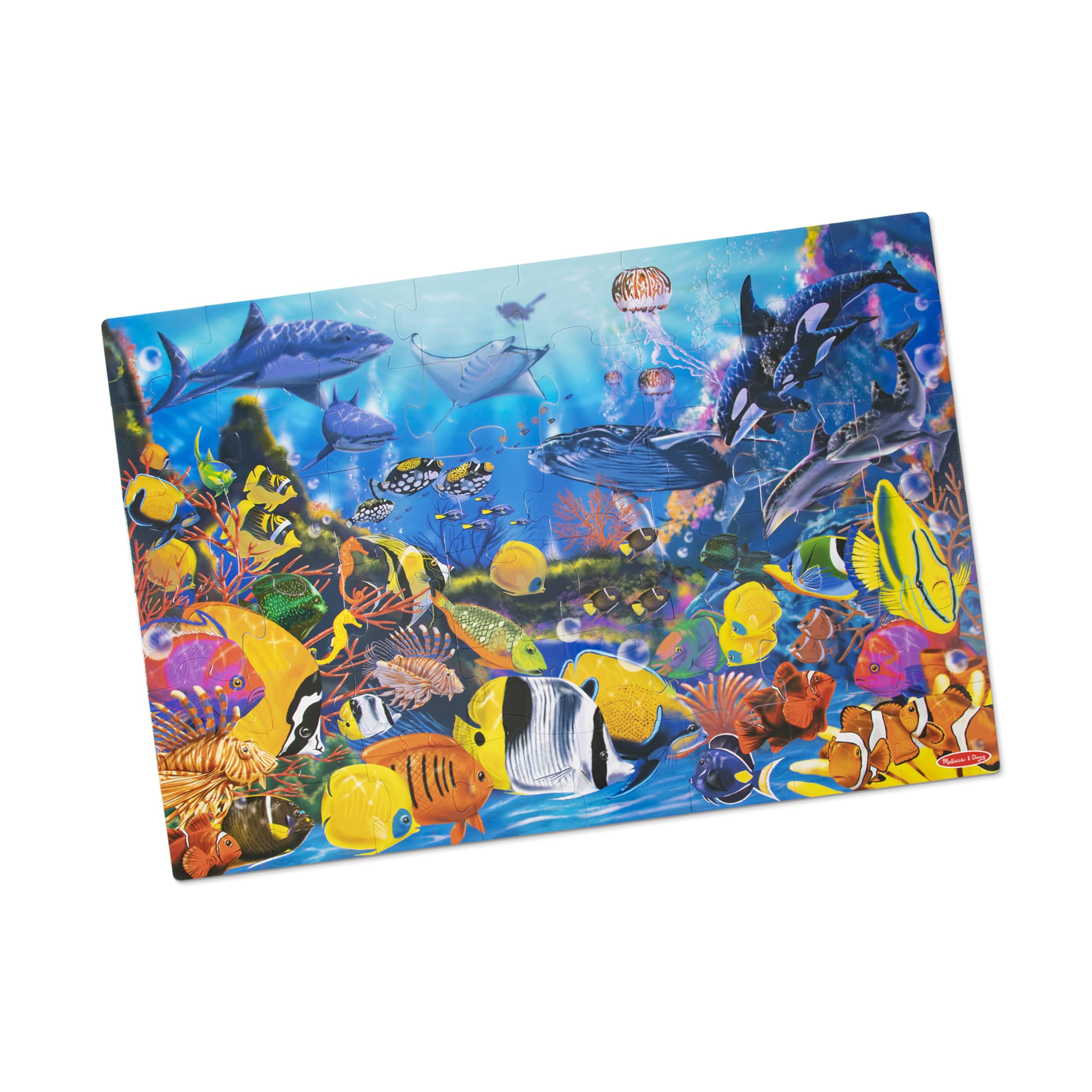 Foto 2 pulgar | Rompecabezas Melissa & Doug Submarine Ocean Floor 48 Piezas 60 x 90 cm - Venta Internacional