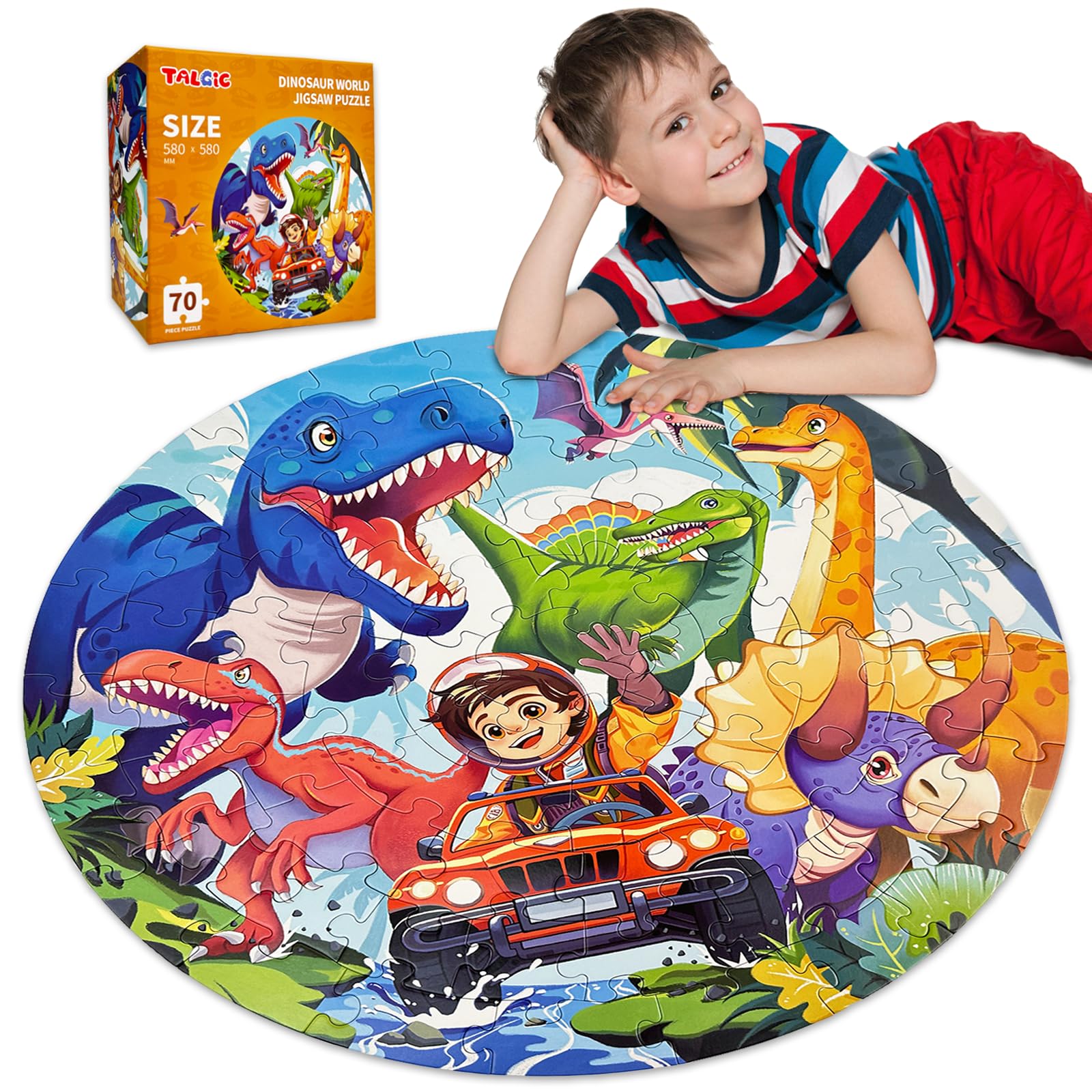 Puzle Talgic Dinosaur 70 Piezas  - Venta Internacional