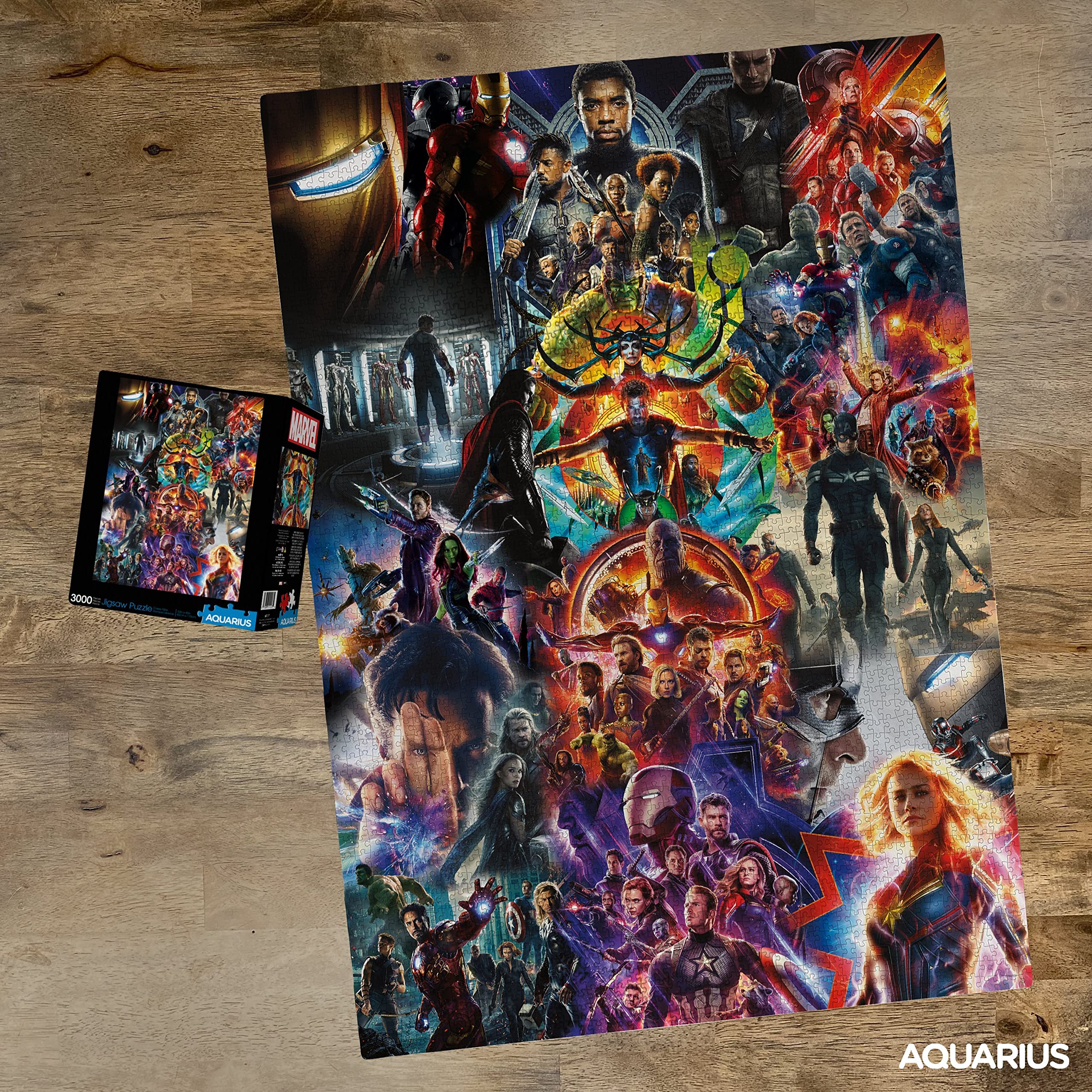 Foto 4 pulgar | Rompecabezas Aquarius Marvel Avengers Collage 3000 Piezas - Venta Internacional