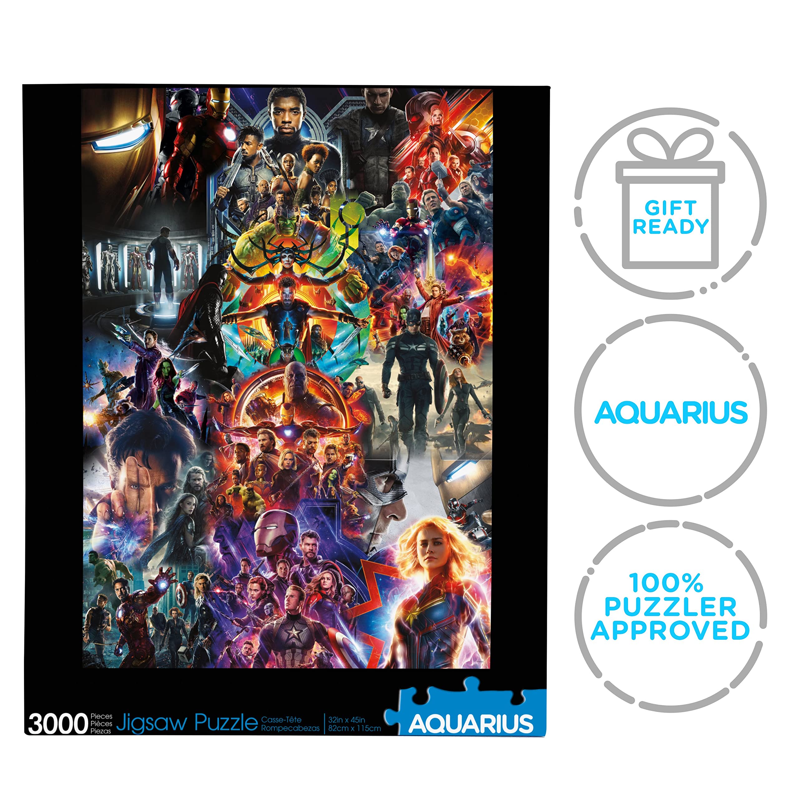 Foto 7 pulgar | Rompecabezas Aquarius Marvel Avengers Collage 3000 Piezas - Venta Internacional