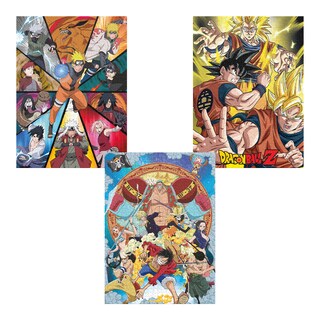 Foto 2 | Combo Rompecabezas Anime Coleccionable Naruto Dragon Ball One Piece