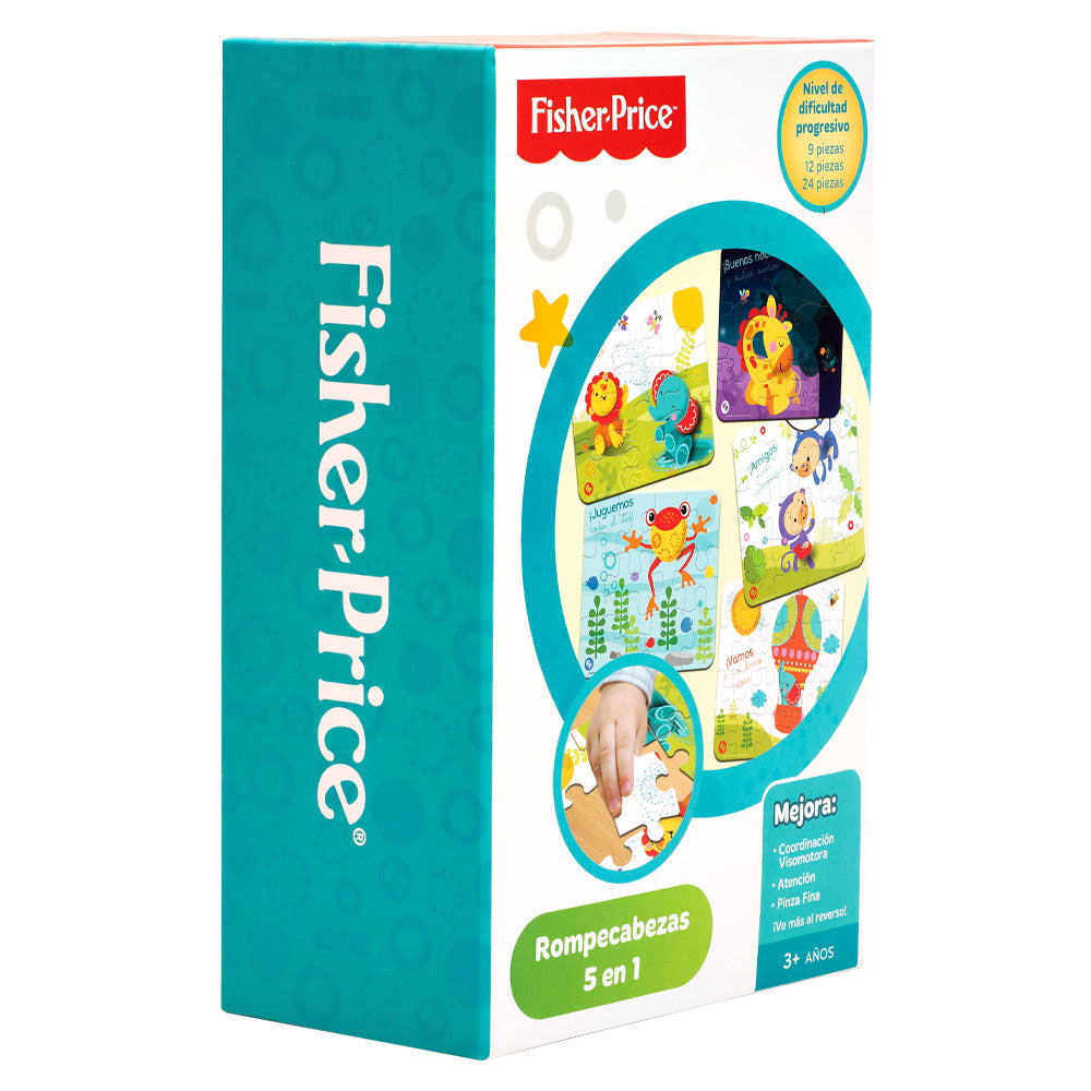 Rompecabezas 5 En 1 Fisher Price Jca-1408