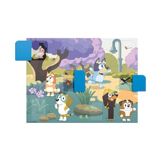 Foto 2 | Rompecabezas Infantil Arma Y Descubre 12 Piezas Bluey