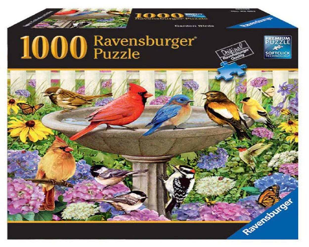 Rompecabezas Ravensburger Garden Birds 1000 Piezas - Venta Internacional
