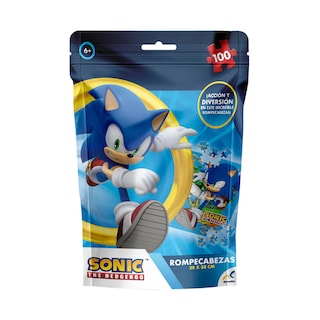 Foto 1 | Rompecabezas Bolsa Foil Sonic 100pz