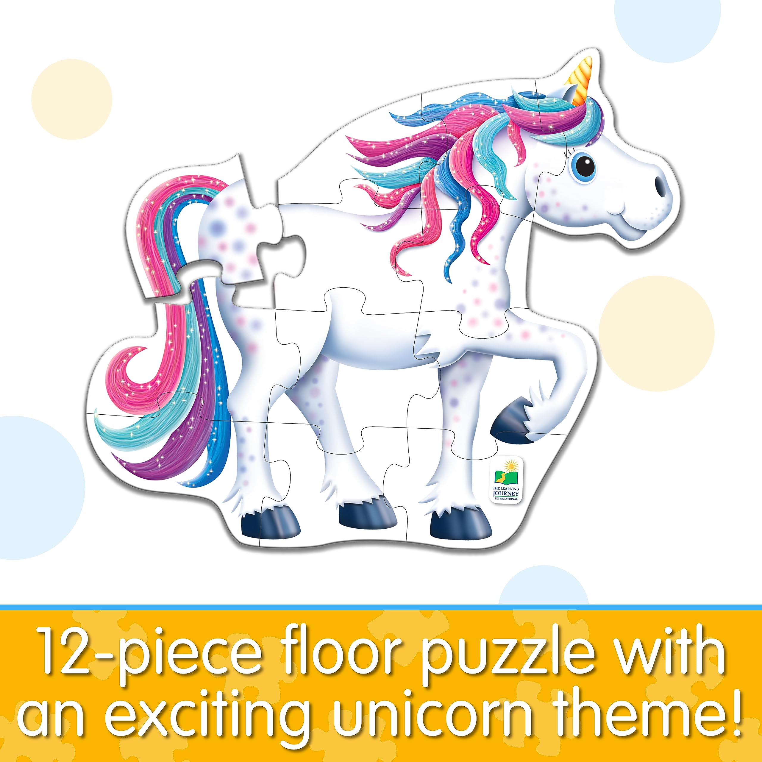 Foto 2 | Puzzle De Suelo The Learning Journey Unicorn Para Niños De 2 Años O Más - Venta Internacional.