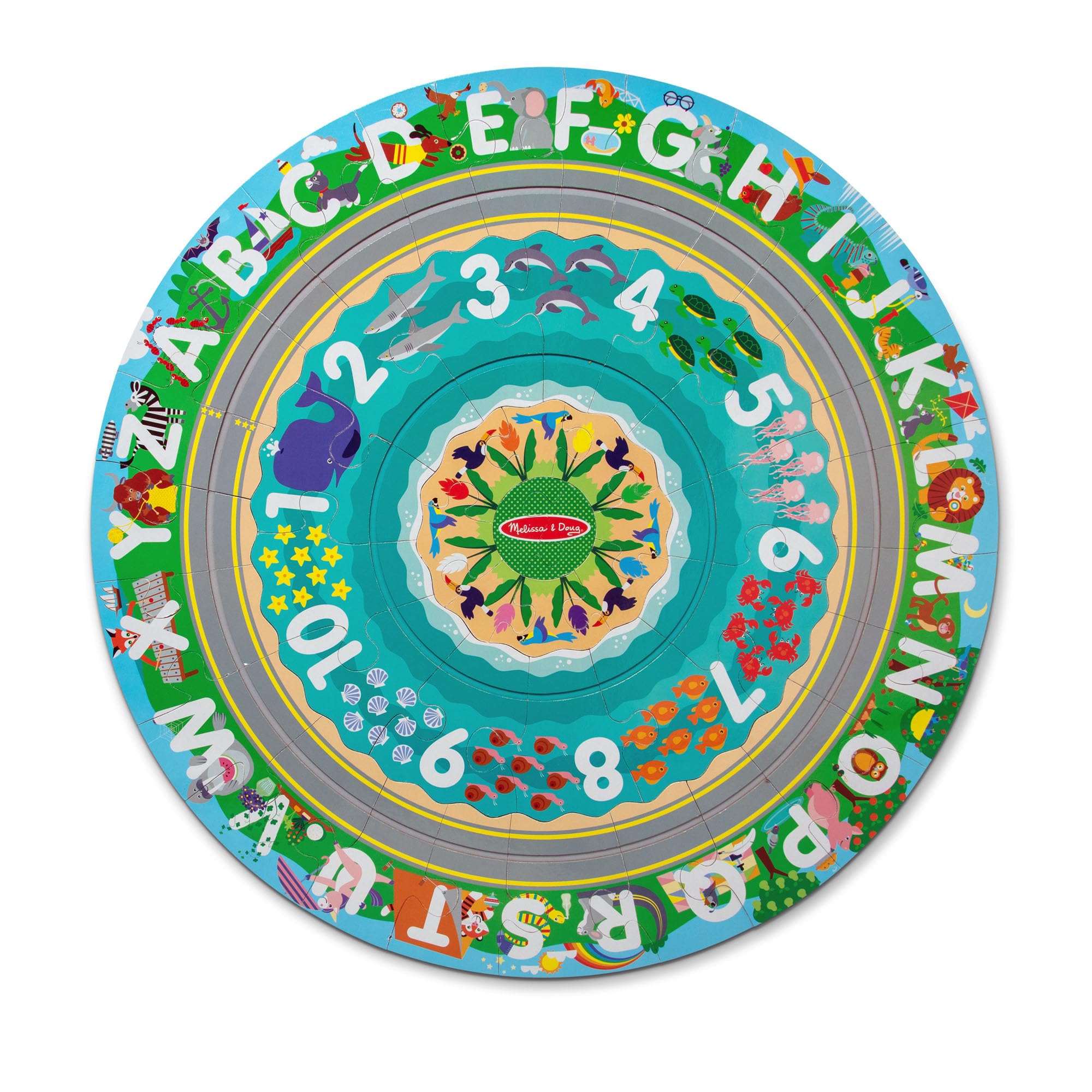 Foto 2 pulgar | Puzle Round The Shore Tracks De Melissa Y Doug, 48 Piezas, 4+ - Venta Internacional.