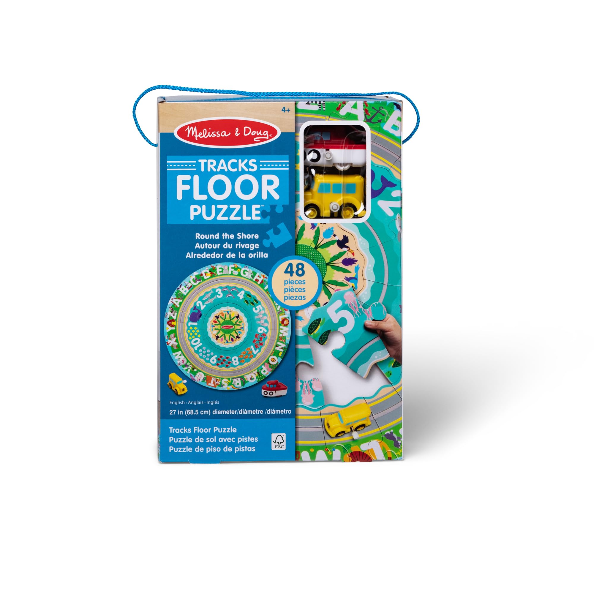 Foto 4 pulgar | Puzle Round The Shore Tracks De Melissa Y Doug, 48 Piezas, 4+ - Venta Internacional.