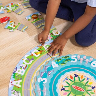 Foto 6 | Puzle Round The Shore Tracks De Melissa Y Doug, 48 Piezas, 4+ - Venta Internacional.