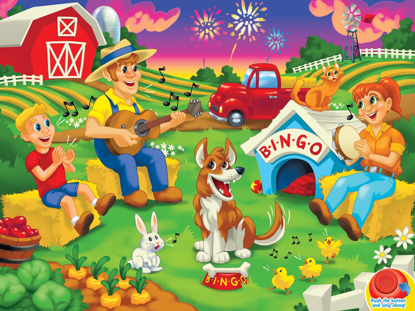 Foto 3 pulgar | Puzzle Masterpieces Bingo Sing-a-long Sound 24 Piezas para Niños - Venta Internacional