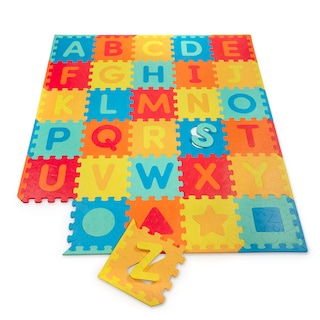 Foto 1 | Alfombrilla De Espuma Alphabet Battat, 82 Unidades, Para Bebés Y Niños Pequeños - Venta Internacional.