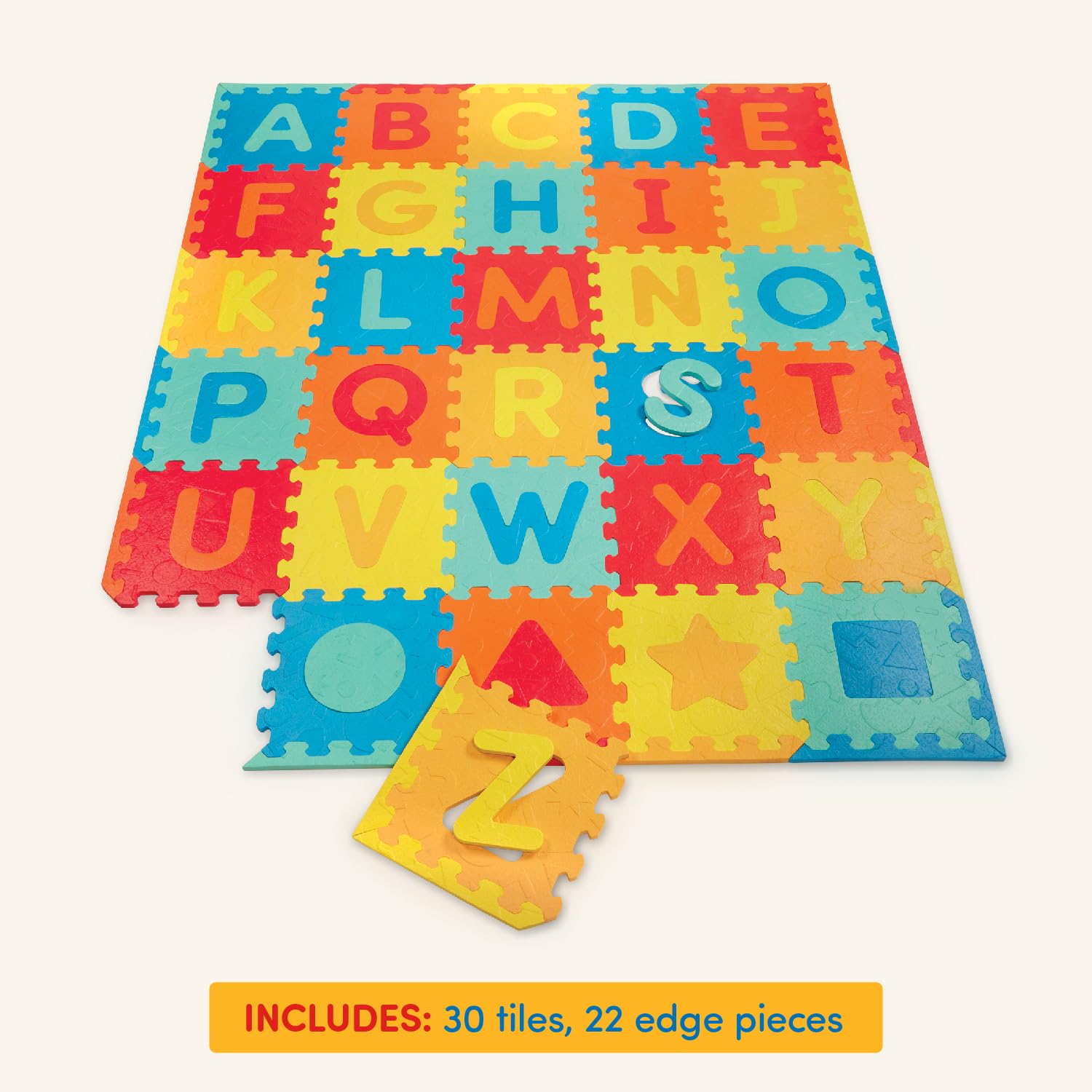 Foto 6 pulgar | Alfombrilla De Espuma Alphabet Battat, 82 Unidades, Para Bebés Y Niños Pequeños - Venta Internacional.