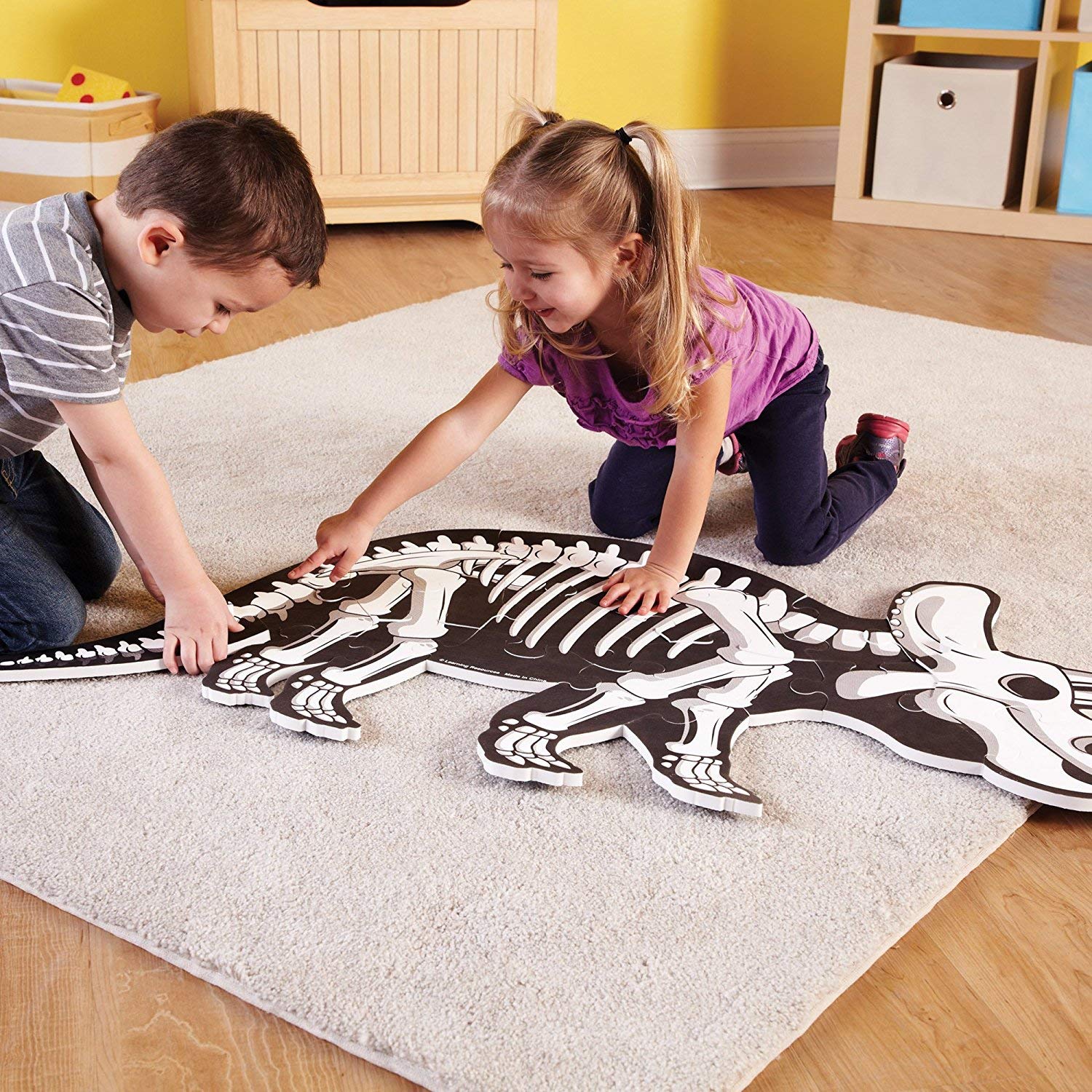 Foto 4 | Puzzle Learning Resources Jumbo Dinosaur, 20 Piezas De Espuma, 3 O Más En Forma De Y - Venta Internacional.