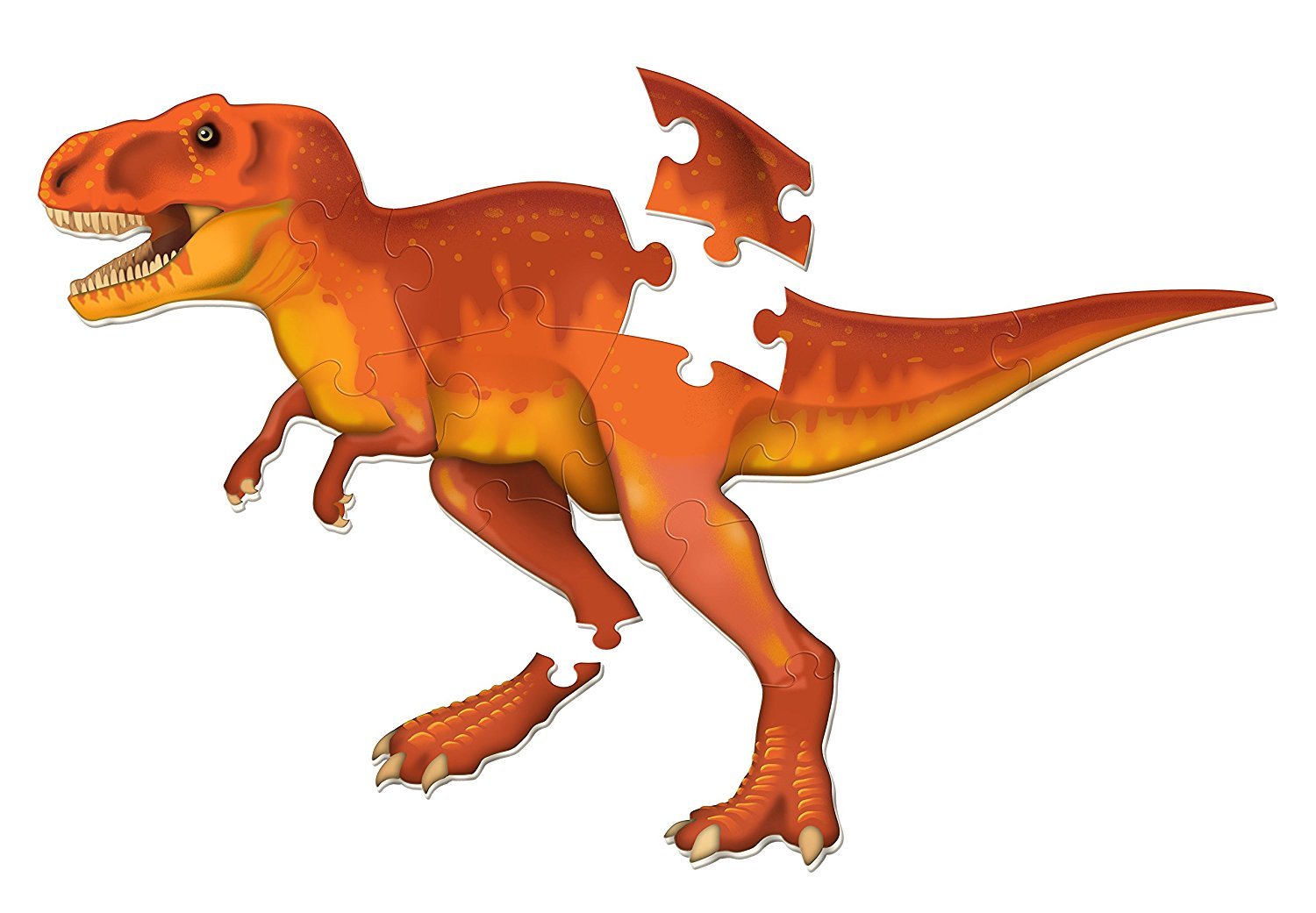 Puzzle De Suelo Learning Resources T-rex Jumbo Dinosaur, 20 Piezas - Venta Internacional.