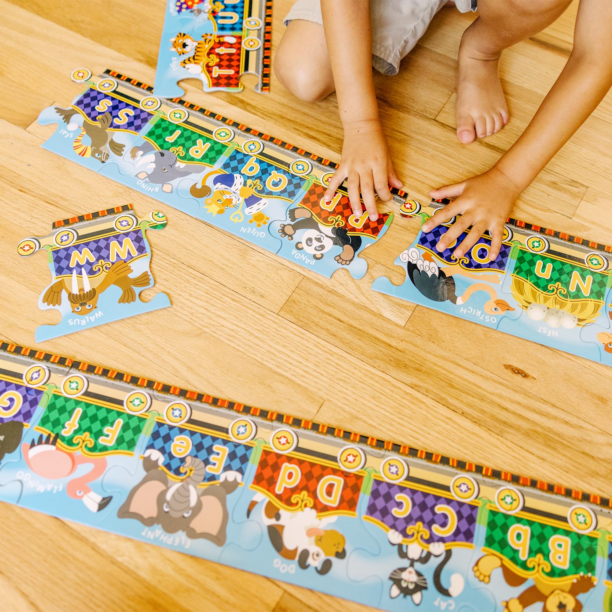 Foto 2 | Rompecabezas Melissa & Doug Alphabet Express 27 Piezas - Venta Internacional