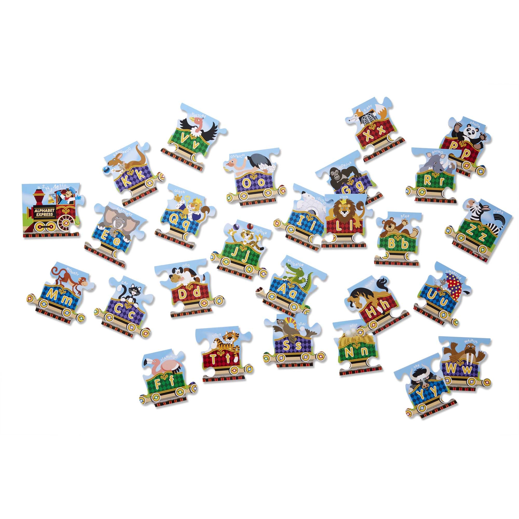 Foto 5 | Rompecabezas Melissa & Doug Alphabet Express 27 Piezas - Venta Internacional