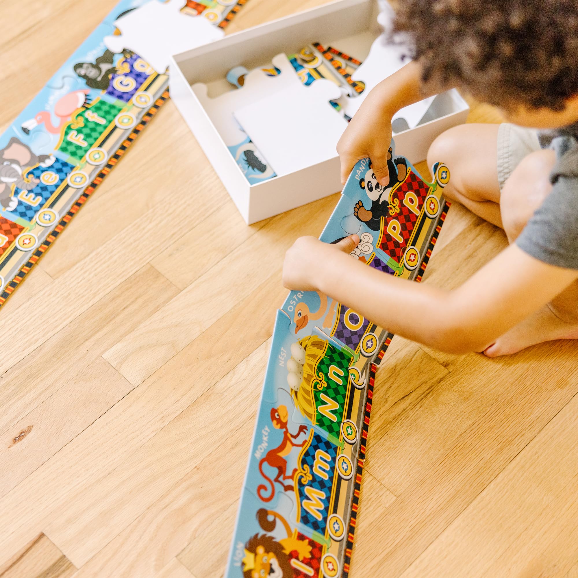 Foto 6 | Rompecabezas Melissa & Doug Alphabet Express 27 Piezas - Venta Internacional